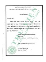 Điều tra phát hiện thành phần loài tìm hiểu một số đặc tính sinh vật học và tình hình gây trồng các loài thực vật thuộc phân họ tre trúc (bambusoideae) tại vườn quốc gia bến en   thanh hoá