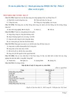 10 câu ôn phần địa lý   đánh giá năng lực đhqg hà nội   phần 8 (bản word có giải)