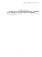 Giáo trình phân tích và thiết kế hệ thống thông tin (nghề ứng dụng phần mềm   trình độ  cao đẳng)   trường cao đẳng nghề cần thơ