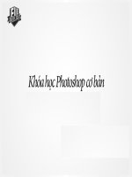 Bài Giảng Photoshop Cơ Bản