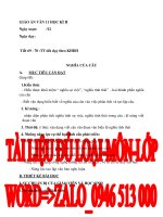 V2 giáo án ngữ văn lớp 11 hkii