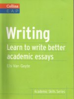 Writing learn to write better academic essays