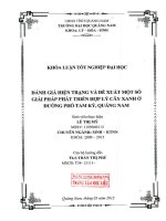 1322 Đánh Giái Hiện Trạng Và Đề Xuất Một Số Giải Pháp Phát Triển Hợp Lý Cây Xanh Ở Đường Phố Tam Kỳ Quảng Nam Lê Thị Mỹ Luận Văn Đh Quảng Nam.pdf