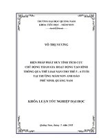 1443 Biện Pháp Phát Huy Tính Tích Cực Chủ Động Tham Gia Hoạt Động Tạo Hình Cho Trẻ Thông Qua Thể Loại Nặn Cho Trẻ 5 - 6 Tuổi Tại Trường Mầm Non Anh Đào Phú.pdf