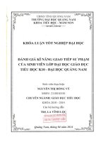 1329 Đánh Giá Kỹ Năng Giao Tiếp Sư Phạm Của Sinh Viên Lớp Đại Học Giáo Dục Tiểu Học K10 - Đại Học Quảng Nam Nguyễn Thị Hồng Vỹ Luận Văn Đh Quảng Nam.pdf