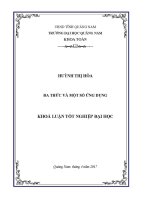 1345 Đa Thức Và Một Số Ứng Dụng Huỳnh Thị Hòa Luận Văn Đh Quảng Nam.pdf