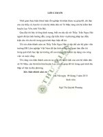 Thị trường tiêu thụ sản phẩm của cây quế tại xã tô mậu, huyện lục yên, tỉnh yên bái