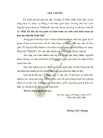 Biến đổi kết cấu của quần xã chim trong các sinh cảnh khác nhau tại khu vực thị trấn xuân mai