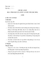 Giáo án môn khoa học lớp 4 sách kết nối tri thức với cuộc sống