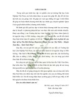 Thành phần loài và phân bố của thực vật họ thu hải đường (begoniaceae) tại khu vực tây thiên   huyện tam đảo   tỉnh vĩnh phúc
