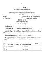 Kế hoạch giáo dục, phụ lục i, 2, 3 cv 5512 môn giáo dục công dân 6 sách kết nối tri thức với cuộc sống