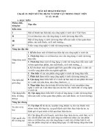 Giáo án Sinh học 10 - Chủ đề 17: Một số ứng dụng của vi sinh vật trong thực tiễn - Chương trình GDPT 2018