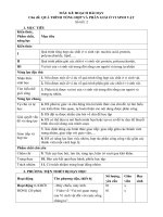 Giáo án Sinh học 10 - Chủ đề 15: Quá trình tổng hợp và phân giải ở vi sinh vật - Chương trình GDPT 2018