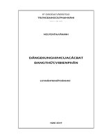 Dáng đi u nghi m cua các bất đẳng thức vi biến phân