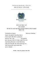 Báo cáo thực tập tốt nghiệp