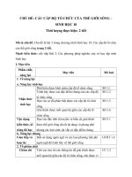 KẾ HOẠCH BÀI DẠY BÀI 3 SINH HỌC 10 SÁCH CÁNH DIỀU