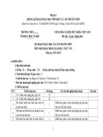 Kế hoạch giáo dục, phụ lục 1, 2,3  môn ngữ văn 6 sách kết nối tri thức với cuôc sống