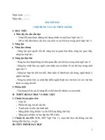 Giáo án ngữ văn lớp 11 sách cánh diều, học kì 1