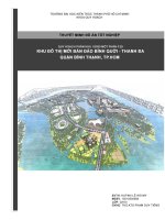 Đồ án quy hoạch phân khu tỉ lệ 1 2000 một phần phường 28 khu đô thị mới bán đảo bình quới thanh đa quận bình thạnh hcm