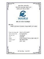 thiết kế bảo vệ rơ le