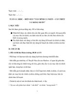 Giáo án hoạt động trải nghiệm lớp 10 sách cánh diều kì 2