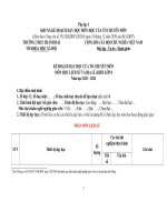 Phụ lục i  môn sử địa 8 (23 24)