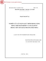 0120 nghiên cứu xây dựng quy trình định lượng đồng thời metformin và sitagliptin trong viên nén bằng phương pháp hplc