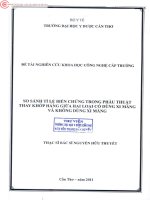 0077 so sánh tỉ lệ biến chứng trong phẫu thuật thay khớp háng giữa hai loại có dùng xi măng và không dùng xi măng