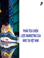 Tiểu Luận - Marketing Quốc Tế - Đề Tài - Phân Tích Chiến Lược Marketing Của Nike Tại Việt Nam.pptx