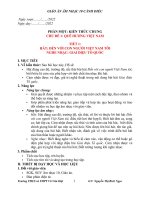 Giáo án âm nhạc lớp 10 sách cánh diều học kì 1