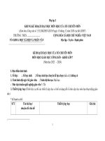 Kế hoạch giáo dục (phân phối chương trình), phụ lục 1 , 2, 3 môn giáo dục công dân lớp 7 sách kết nối tri thức với cuộc sống, chuẩn