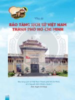 Tài liệu môn giáo dục địa phương tphcm lớp 1