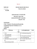 Kế hoạch giáo dục, phụ lục 1, 2, 3 môn lịch sử và địa lí lớp 6 sách kết nối tri thức với cuộc sống chuẩn