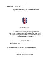 236 các nhân tố ảnh hưởng đến quyết định sử dụng dịch vụ nh điện tử tại nh nông nghiệp và phát triển nông thôn vn chi nhánh tỉnh bình dương 2023