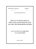 Pháp Luật Về Thu Hút Nhân Tài Trong Cơ Quan Hành Chính Nhà Nước Tại Thành Phố Hồ Chí Minh.pdf