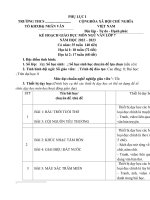 Kế hoạch giáo dục (phân phối chương trình), phụ lục 1 , 2, 3 môn ngữ văn 7 sách kết nối tri thức với cuộc sống, chuẩn