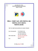 Pbl1 Thiết kế và mô phỏng hộp giảm tốc