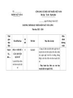 Kế hoạch giáo dục, phân phối chương trình dạy thêm ngữ văn lớp 8 sách kết nối tri thức với cuộc sống