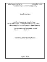 0844 nghiên cứu phương pháp xử lý ảnh trong phát hiện bám một số chủng loại mục tiêu và áp dụng trong điều khiển vũ khí tự động luận văn tốt nghiệp