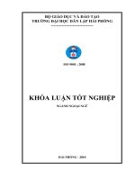 (Khoá luận tốt nghiệp) a study on possessive determiners in english and its equivalents in vietnamese