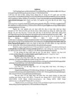 0915 nghiên cứu hoạt tính sinh học một số hợp chất ngoại bào của xạ khuẩn phân lập từ vùng biển đông bắc bộ và miền trung việt nam luận văn tốt nghiệp