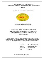 Google slides   a powerful tool promotes collaboration skills in group presentations for huflit dfl seniors graduation paper