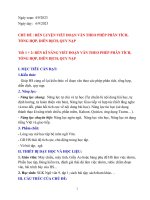 Giáo án tự chọn ngữ văn lớp 9 soạn chuẩn cv 5512 đang dùng