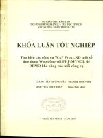 Tìm hiểu các công cụ wap proxy  xây dựng một số ứng dụng wap động với php mysql để demo khả năng của mỗi công cụ (2)