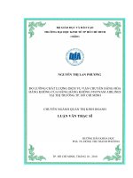 Luận văn thạc sĩ đo lường chất lượng dịch vụ vận chuyển hàng hóa hàng không của hãng hàng không vietnam airlines tại thị trường tphcm , luận văn thạc sĩ