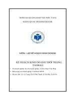 Dự án thời trang Taobao