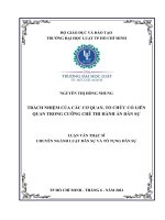 Trách nhiệm của các cơ quan, tổ chức có liên quan trong cưỡng chế thi hành án dân sự
