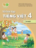 Vbt tiếng việt lớp 4 vở bài tập tiếng việt lớp 4 tập 1 kết nối tri thức
