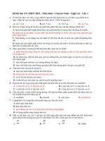 31  đáp án đề thi thử tn thpt 2021   môn sinh   chuyên vinh   nghệ an   lần 1