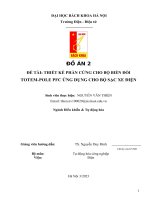 ĐỒ ÁN 2 ĐỀ TÀI: THIẾT KẾ PHẦN CỨNG CHO BỘ BIẾN ĐỔI TOTEMPOLE PFC ỨNG DỤNG CHO BỘ SẠC XE ĐIỆN